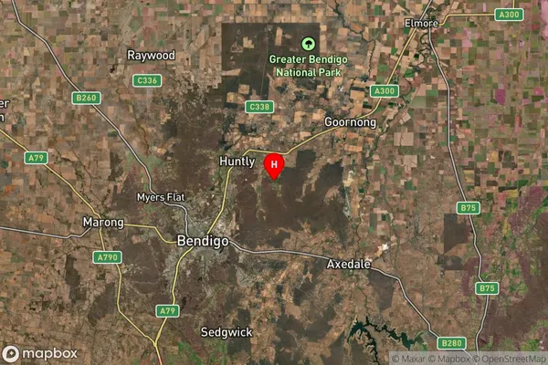 Wellsford,Victoria Satellite Map