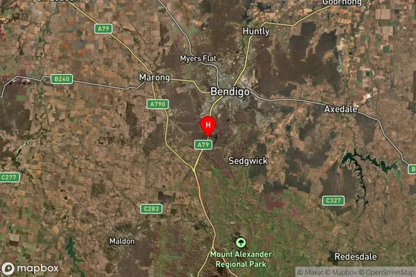 Big Hill,Victoria Satellite Map