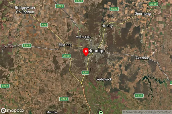 Kangaroo Flat,Victoria Satellite Map