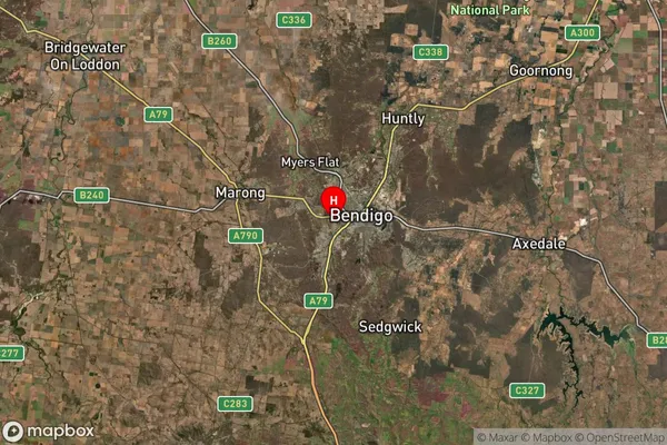 Specimen Hill,Victoria Satellite Map