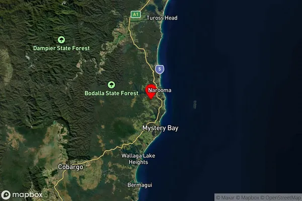 Narooma,New South Wales Satellite Map