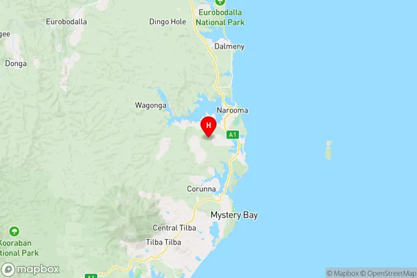 Narooma,New South Wales Area Map