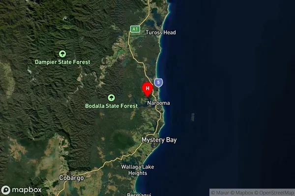 North Narooma,New South Wales Satellite Map