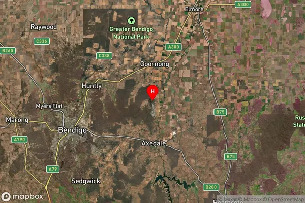 Fosterville,Victoria Satellite Map