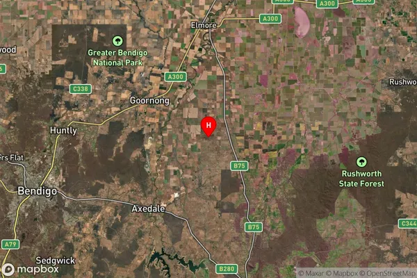 Muskerry East,Victoria Satellite Map