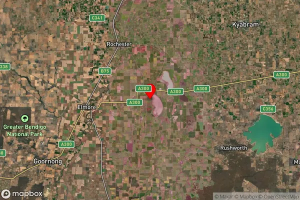 Corop West,Victoria Satellite Map