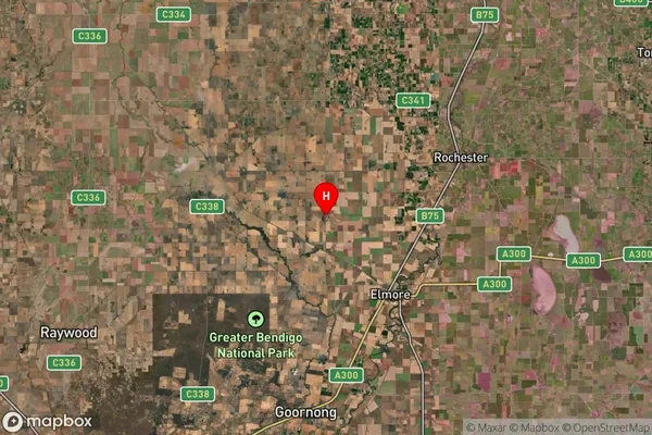 Hunter,Victoria Satellite Map