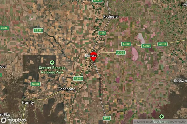 Runnymede,Victoria Satellite Map