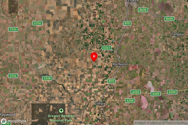 Diggora,Victoria Satellite Map