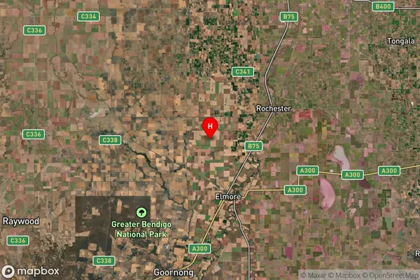 The Settlement,Victoria Satellite Map