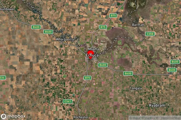 Echuca,Victoria Satellite Map