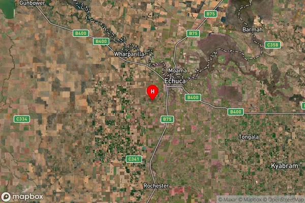 Echuca West,Victoria Satellite Map