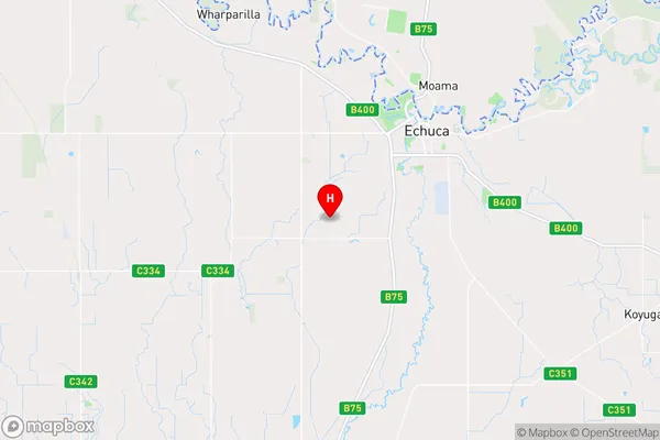 Echuca West,Victoria Area Map