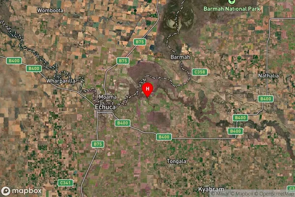 Kanyapella,Victoria Satellite Map