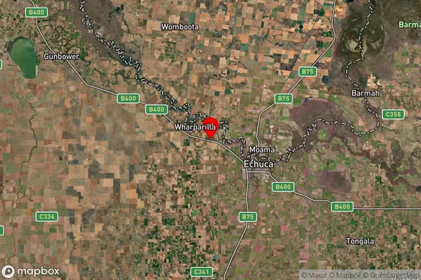 Wharparilla,Victoria Satellite Map