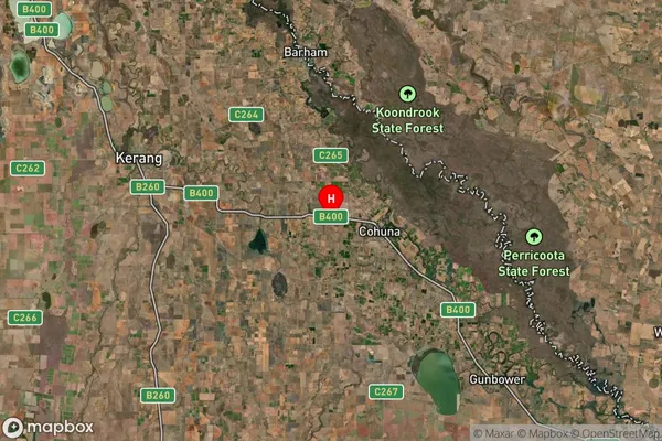 Cullen,Victoria Satellite Map