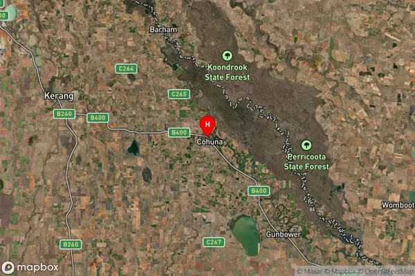 Gannawarra,Victoria Satellite Map