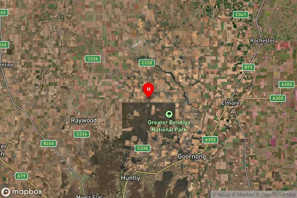 Kamarooka,Victoria Satellite Map