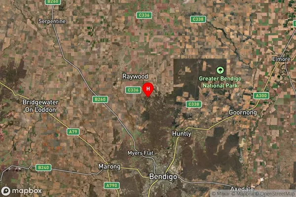 Neilborough,Victoria Satellite Map