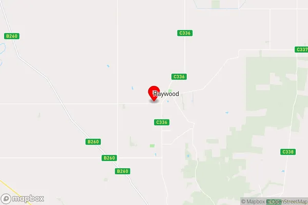 Raywood,Victoria Area Map