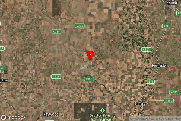 Milloo,Victoria Satellite Map