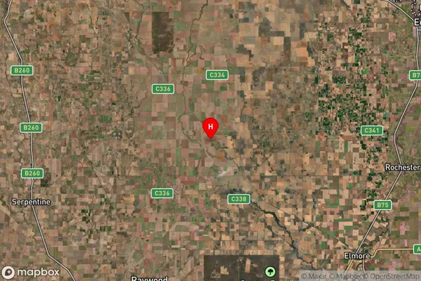 Piavella,Victoria Satellite Map