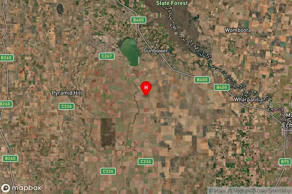 Terrick Terrick East,Victoria Satellite Map