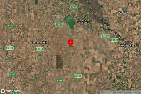 Jungaburra,Victoria Satellite Map