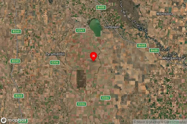 Terrick Terrick,Victoria Satellite Map