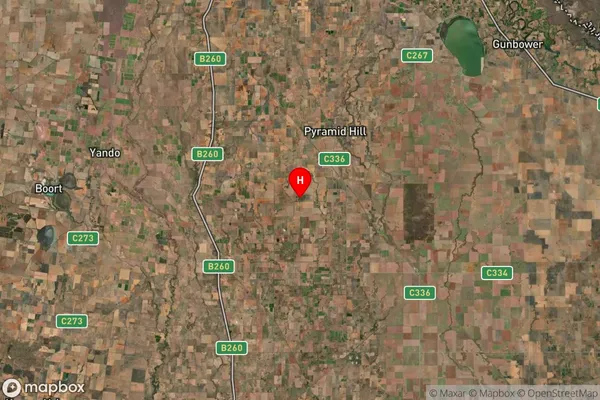 Yarrawalla,Victoria Satellite Map