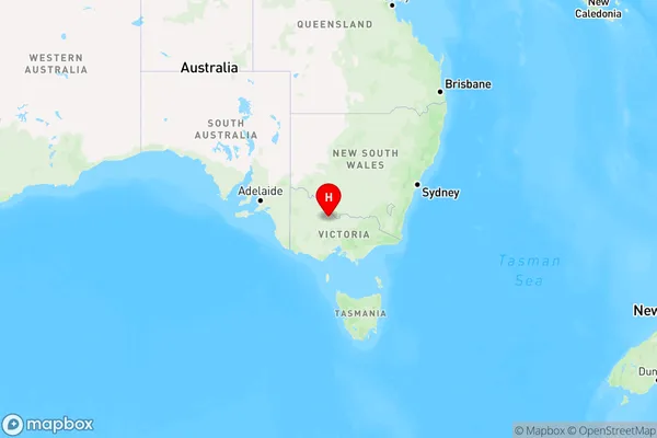 Yarrawalla,Victoria Region Map