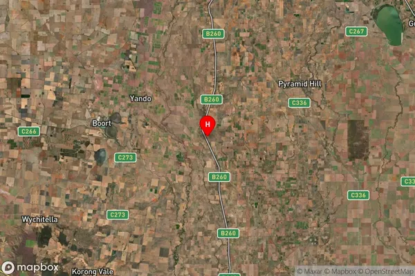 Durham Ox,Victoria Satellite Map