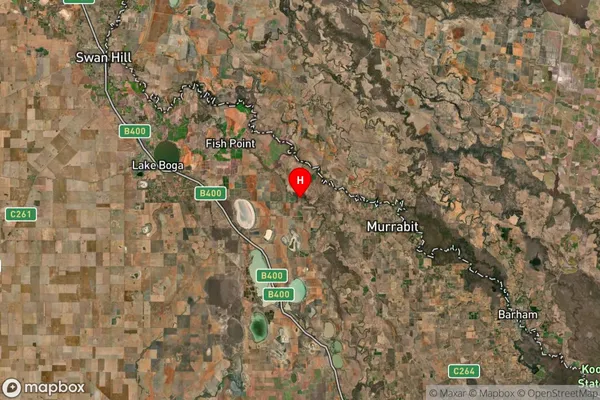 Benjeroop,Victoria Satellite Map