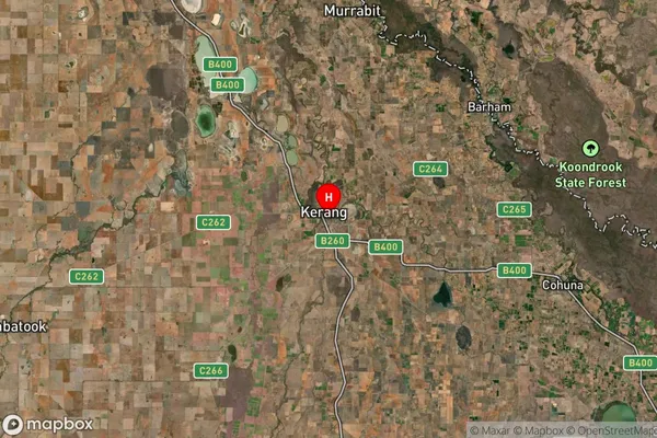 Kerang,Victoria Satellite Map