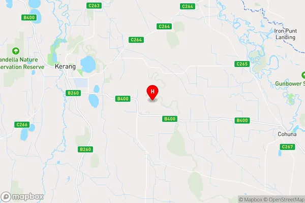 Kerang East,Victoria Area Map