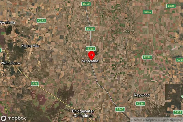 Serpentine,Victoria Satellite Map