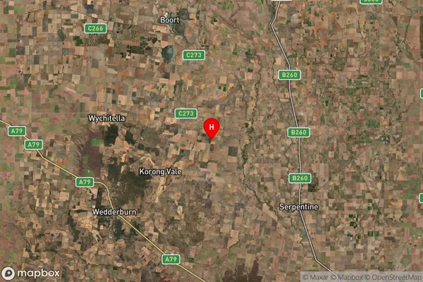 Borung,Victoria Satellite Map