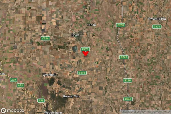 Mysia,Victoria Satellite Map