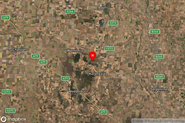 Woolshed Flat,Victoria Satellite Map