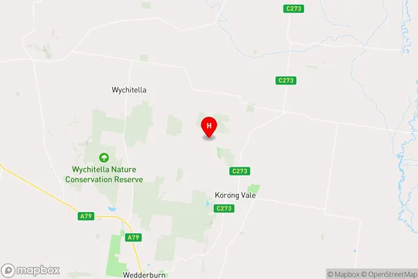 Woolshed Flat,Victoria Area Map