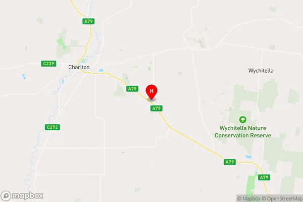 Woosang,Victoria Area Map