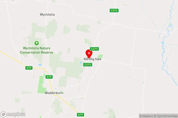 Korong Vale,Victoria Area Map