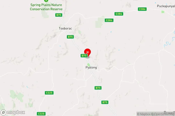 Pyalong,Victoria Area Map