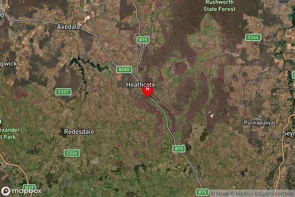 Argyle,Victoria Satellite Map