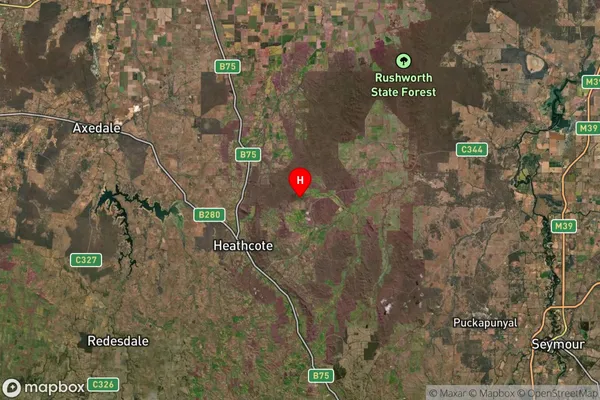 Costerfield,Victoria Satellite Map