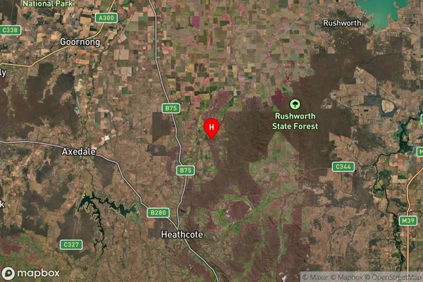 Redcastle,Victoria Satellite Map