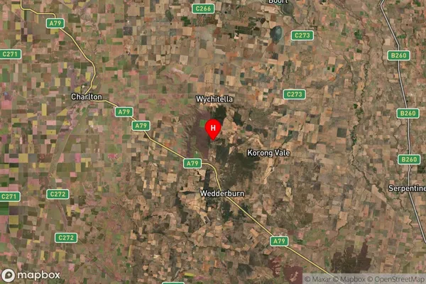 Buckrabanyule,Victoria Satellite Map