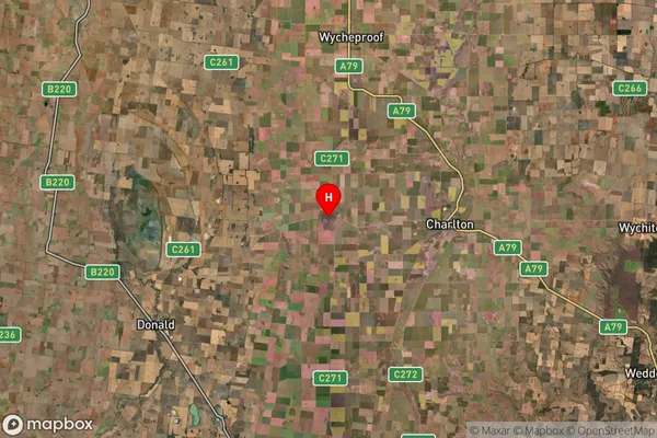 Wooroonook,Victoria Satellite Map