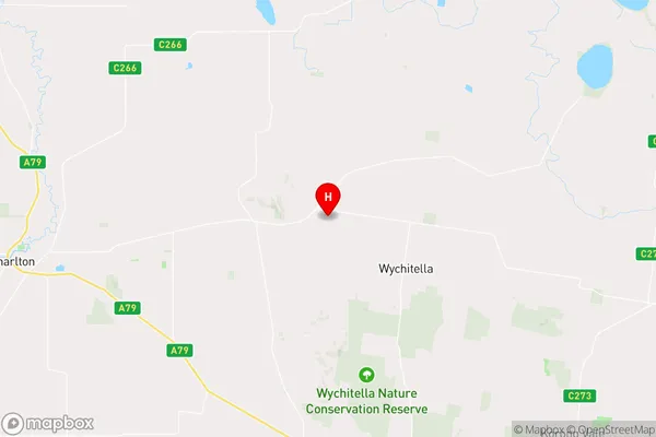 Wychitella,Victoria Area Map