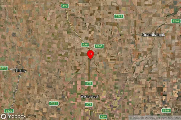 Dumosa,Victoria Satellite Map